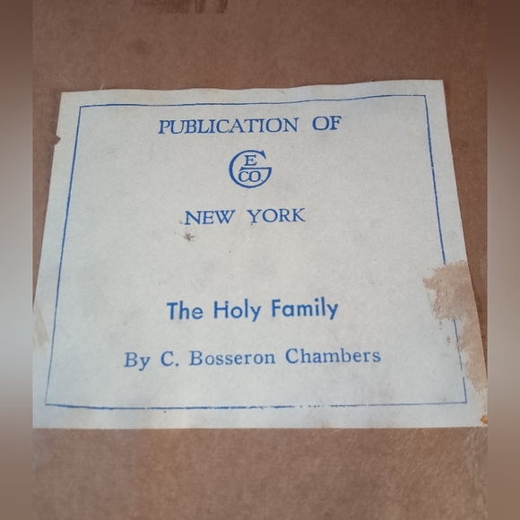 "The Holy Family" framed art - Picture 7 of 15